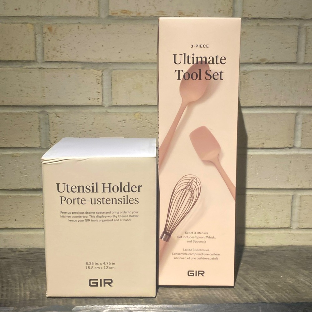 NIB GIR Utensil Holder and Utensils Set